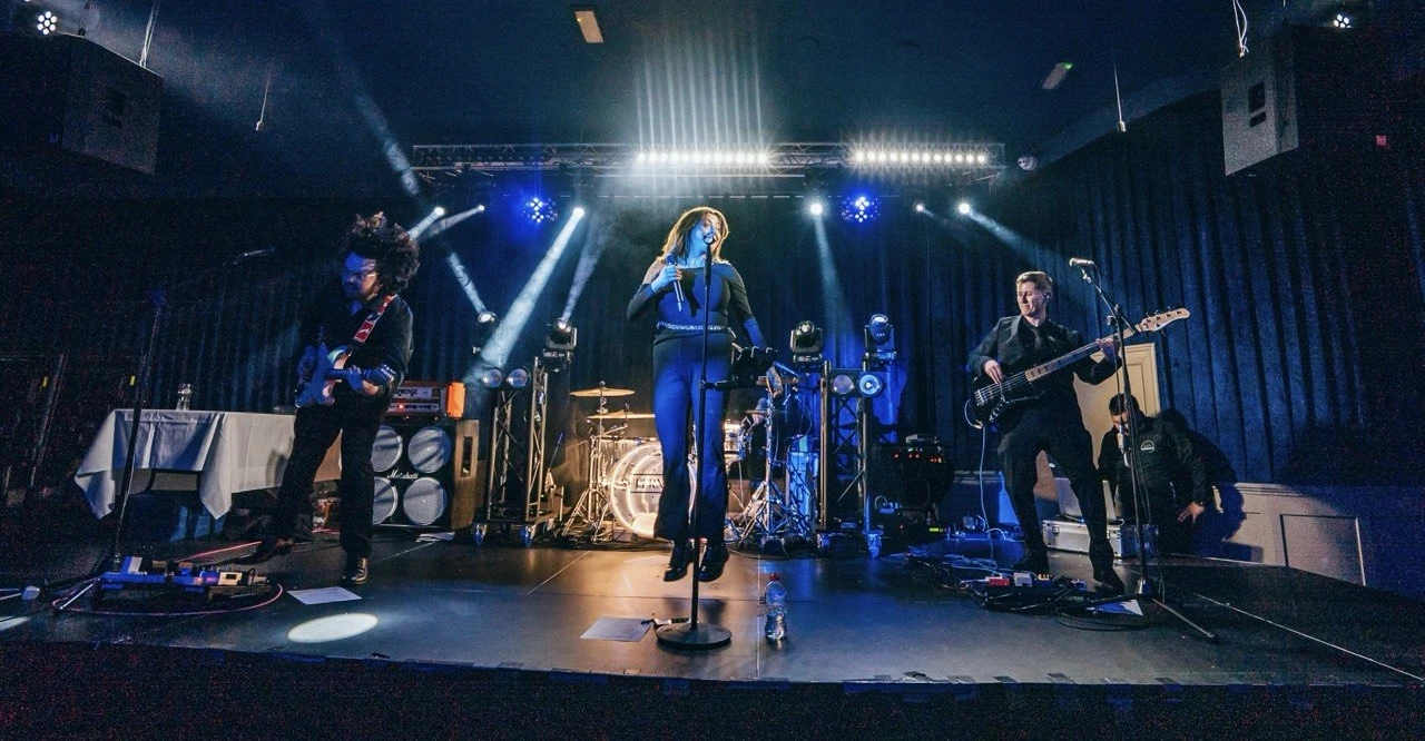 Supernova live wedding band performing