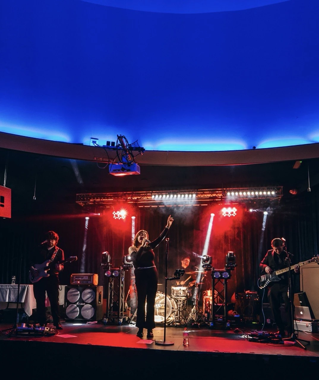 Supernova performing live on a full production stage
